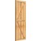 Ekena Millwork Framed Board-n-Batten Shutters w/Z-Bar, Rough Sawn Western Red Cedar, 21 1/2W x 58H, PR RBF06Z21X058RWR - alternate 5